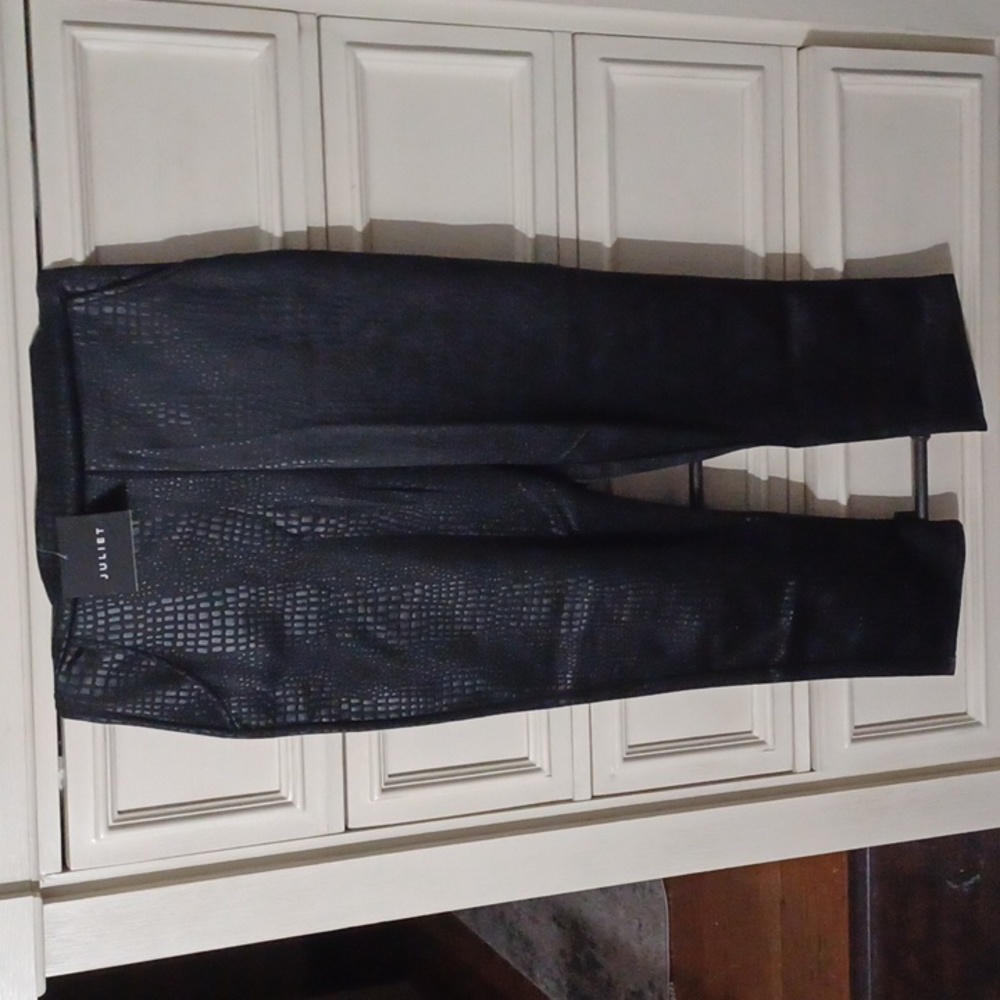 NEW WITH TAGS JULIET BLACK SZ 14 PANTS STRETCH